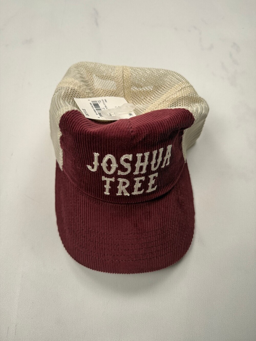 Mad Engine Joshua Tree Baseball Cap Burgundy Modern Indie